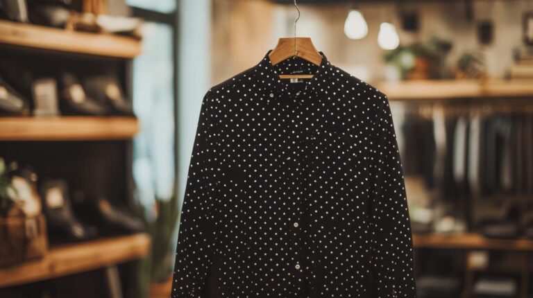 Styles vintage : La chemise noire a pois blancs, star des looks annees 50