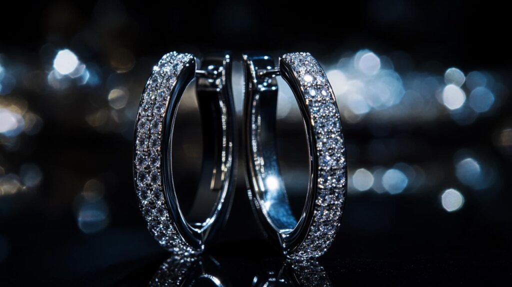 Offres irrésistibles sur les boucles d’oreilles en argent rhodié pour le Black Friday