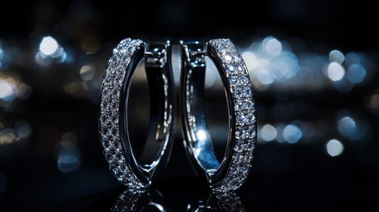 Offres irrésistibles sur les boucles d’oreilles en argent rhodié pour le Black Friday