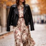 Perfecto et robe : les règles d&rsquo;or pour un look réussi selon la longueur