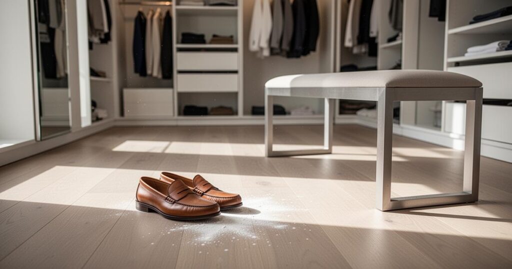 Gérer la transpiration et les odeurs : le talc, allié indispensable de vos chaussures en cuir